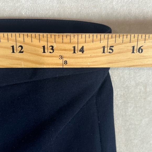 NWT Vince Size 8 Midnight Blue Cotton Stretch Trousers Pants - Picture 9 of 11